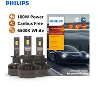 Philips Ultinon Rally 3590 LED H4 H7 H11 HB3 HB4 HIR2 180W Power Bright Car Headlight 6500K White Max Lumen Watt LED Bulbs