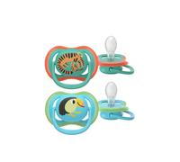 Philips Ultra Air Pacifier 6-18m Green/Blue x2
