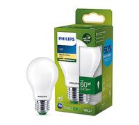 Philips Ultra Efficient 4W E27 LED Classic Bulb, Frosted