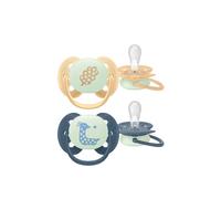 Philips Ultra Soft Nighttime Pacifier Boy 6-18m x2
