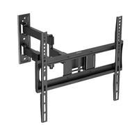 Philips Universal Full-Motion TV Wall Mount, Fits 32-75 Inch LCD/LED TVs, Adjustable Tilt & Swivel, VESA Compatible 75x75-400x400mm, Max 50kg, Easy Installation