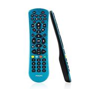 Philips Universal Remote Control, Universal TV Remote Replacement, Samsung TV Remote Control Universal, for Roku Remote Replacement, Vizio, LG, Sony, Apple TV, Smart TVs, 6 Device, Blue, SRP6249B/27