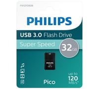 Lightning-fast Philips 16GB USB 3.0 Flash Drive - Black
