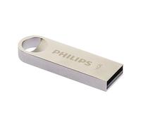 Philips USB Stick 16GB USB 2.0 Flash Drive Moon Edition for PC, Laptop, Computer Reads up to 20MB/s Metal Keychain Ring Capless