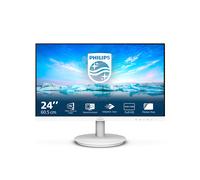 Philips 241V8AW - 24" FHD Monitor with inbuilt Speakers (1920x1080, 75 Hz, VGA, HDMI) White