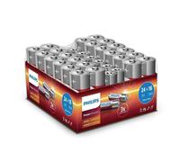 Philips Value Pack Batteries 40 Pieces 24x AA Batteries and 16x AAA Batterie...