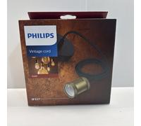 Philips Lighting Philips myLiving Vintage Pendant Light 1 x 40 W 230 V, Metal Fabric Coated, E27, Gold