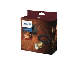 Philips Vintage hanging light E27 socket gold