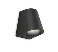 Philips Virga Wall Lantern LED, [Black] (1 x 4 W LED) For Garden and Patio Lighting