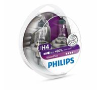 Philips 0730529 12342VPS2 VisionPlus +60% H4 Headlight Lamp Pack of 2
