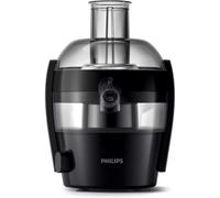 Philips Viva Collection Compact Juicer, 1.5 Litre, 500 Watt, Quick Clean Technology, Drip Stop, Dishwasher Safe Parts, See-through Pulp Container,