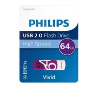 PHILIPS Vivid Pen Flash Drive Memory Stick USB 2.0 High Speed 16GB 32GB 64GB 128