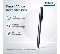 Philips Voice Recorder Pen AI Smart Transcription for Business And Students - Portable Dictation Device with Text Conversion 64 GB Standard