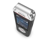 Philips Voice Tracer Audio Recorder DVT2110/00 Digital Notes Dual Fidelity Microphone Rechargeable Battery 8GB Memory Colour Display