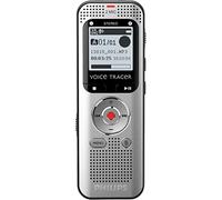 Philips VoiceTracer DVT2010 Audio Recorder Stereo Microphones, MP3/PCM, 8GB, Headset, MicroSD Card Slot, USB, FM Radio, Aluminium