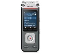 Philips VoiceTracer DVT6115 Voice Recorder, 8GB, MP3, 3 HiFi microphones, music recording. Sembly AI speech recognition. Automatic meeting minutes and to-do-list creation