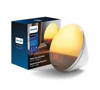 Philips Wake-up Light, Coloured Sunrise Simulation, 20 Light Levels, 7 Natural Sounds, Midnight Light (Model HF3531/01)