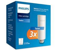 Philips Water Instant Pitcher Replacement Filter - 3pack - Taste + Reduces Chlorine & Lead - preserves Minerals