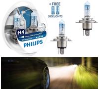 Philips WhiteVision 3700K 9003 HB2 H 60/55W Two Bulbs Headlight Replace Lamp EO