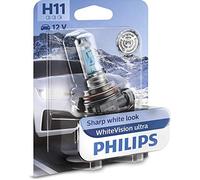 Philips WhiteVision ultra H11 car headlight bulb, single blister