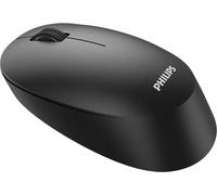 Philips SPK7307BL Wireless Mouse, 2.4Ghz,Intelligent power saving, 1,600 DPI, Ambidextrous shape, Reduced click sound, High-definition optical tracking