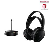 Philips Wireless Over-Ear TV Headphones, Black - SHC5200M2/12 - Free Gift RRP 10!