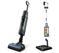 Philips Wireless Wet/Dry Vacuum Cleaner 7000 Series, Vacuum and Wet Miping, Automatic Self-Cleaning, Up to 30 Minutes Running Time and 180 m2, Anthracite/Champagne (XW7110/01)