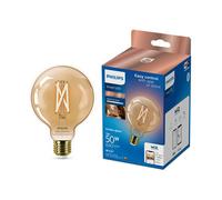 Philips Philipssmart G80 E27 50W Led Cool White & Warm White Globe Dimmable Filament Smart Light Bulb