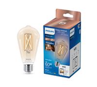 Philips Smart LED Filament Bulb clear 7W (Eq.60W) ST64 E27