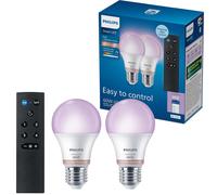 Philips WiZ E27 8.5W Smart LED Bulb - Pack of 2