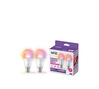 WiZ A60 LED bulb matt WiFi E27 8,5W RGBW set of 2