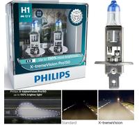 Philips X-TremeVision Pro150 H1 55W Two Bulbs Headlight DRL Daytime Replacement