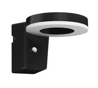 Philips Zonal Solar Powered Outdoor Round Wall Light, Black