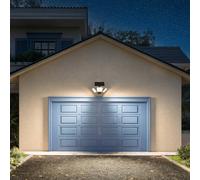 Philips Zyren LED solar lamp, black, 3,000 K, sensor, IP65