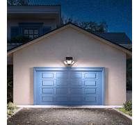 Philips Zyren LED solar lamp, black, 5,000 K, sensor, IP65