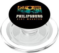 Philipsburg Sint Maarten Caribbean Island Paradise PopSockets PopGrip for MagSafe