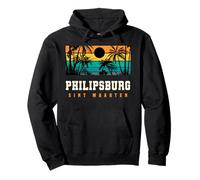 Philipsburg Sint Maarten Caribbean Island Paradise Pullover Hoodie