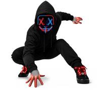 Philivivi Scary LED Halloween Costume Accessories for Adults