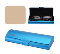 Philley Aluminum Ultra-Light Eyeglasses Case Slim Reading Glasses Case | Hard Shell Nearsighted Portable Travel Metal Eyeglass Spectacles Protection for Women & Men