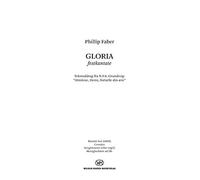 Phillip Faber: Gloria: SATB: Score