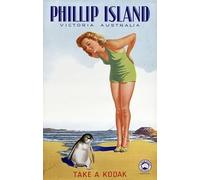 Phillip Island Travel Vintage Railway Retro Popular Poster Home Decor Wall Art Print A4