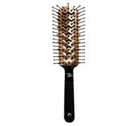 Phillips Brush Hot Styler Rose Gold Metal Vented Hair Brush for Blow Drying & Styling, Anti-Static Ball Tipped Nylon Bristles - Rubber Ergonomic Handle