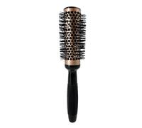 Phillips Brush Luxe Vented Thermal Round 3 Brush - 2 inch Diameter Vented Barrel Brush with Heat Retaining Aluminum Core Sleek Rose Gold & Black
