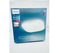 Phillips Cavanal White LED Ceiling Light SceneSwitch 1600lm 18w