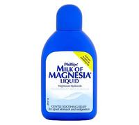 Phillips' Milk of Magnesia Liquid. Traditional Mint Flavour - 200ml