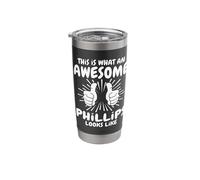 Phillips Surname Awesome Phillips Last Name Phillips Stainless Steel Insulated Tumbler
