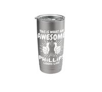 Phillips Surname Awesome Phillips Last Name Phillips Stainless Steel Insulated Tumbler