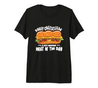 Philly Cheesesteak is Most Important Meat of The Day Premium T-Shirt