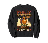 Philly Streets and Turkey Beats Thanksgiving Sweatshirt