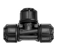 Philmac 32mm tee for MDPE water pipe